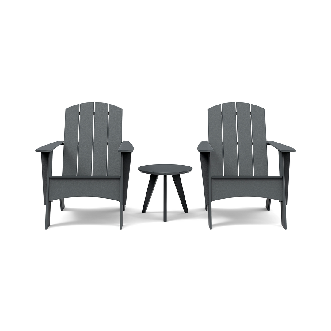 Tall Curved Adirondack Chair and Satellite Bundle