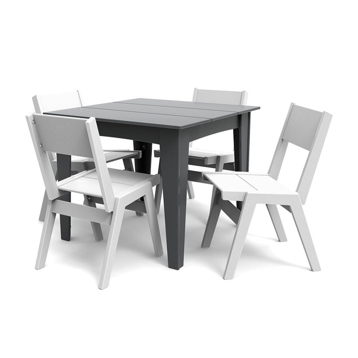 Alfresco Square Table (36) + Alfresco Dining Chairs Cloud White Bundle