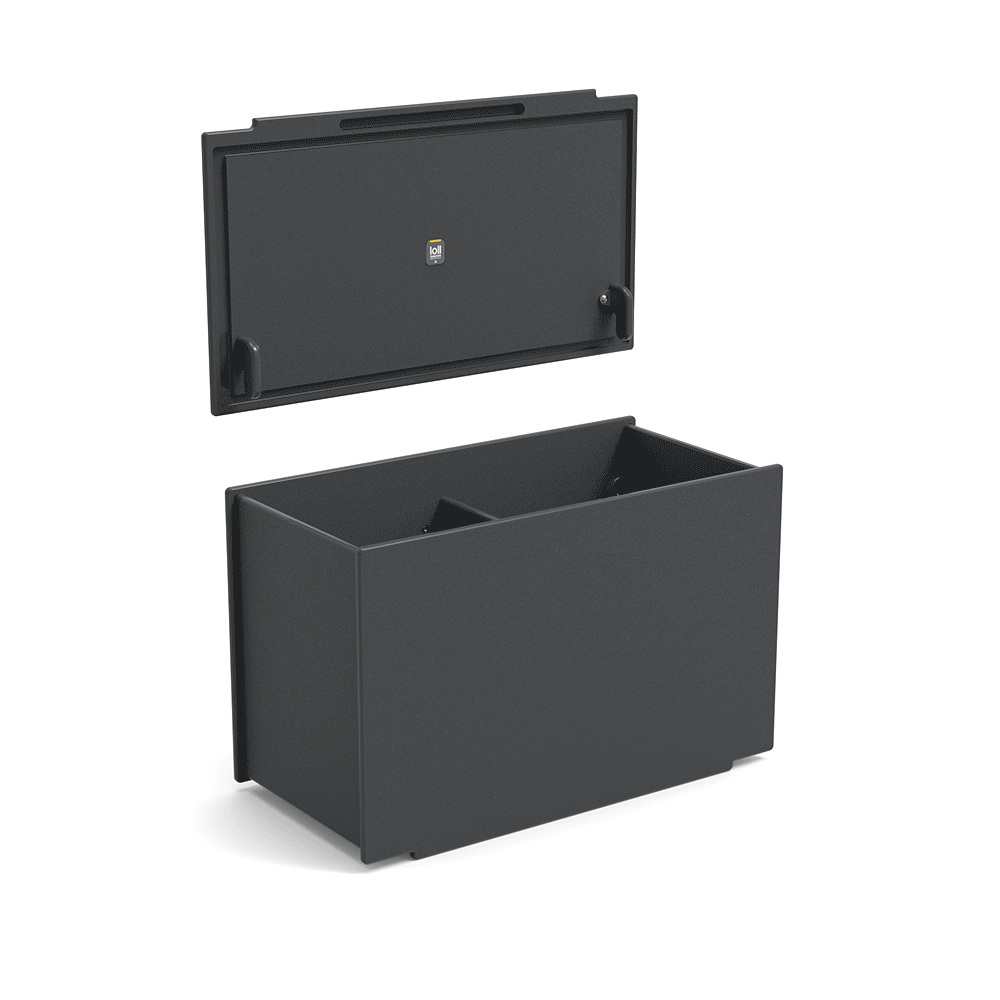 Mondo Double Storage Box with Lid (28 Gallon)