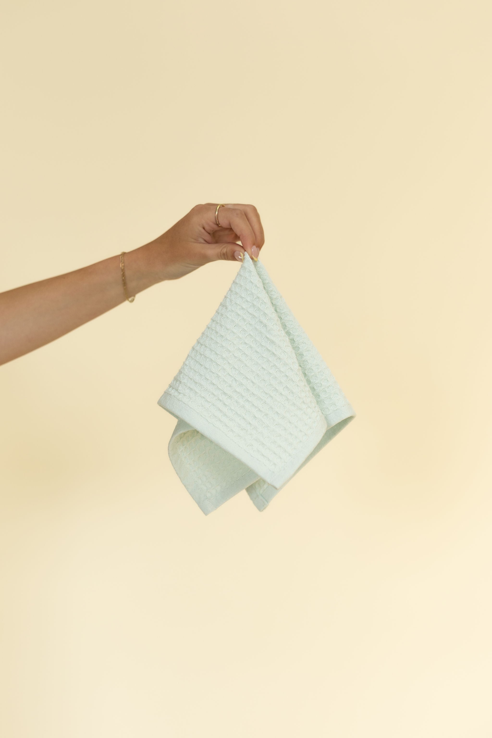 Organic Cotton Waffle Weave Facecloth - Dragonfly