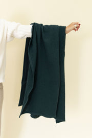 Organic Cotton Waffle Weave Sheet - Midnight Blue