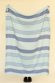 Organic Cotton Flat Weave Beach Towel - West Bay