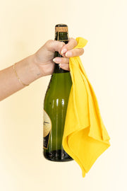 Yellow Daisy Cotton Cocktail Napkin - 4pk