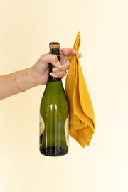 Mustard Cotton Cocktail Napkin - 4pk