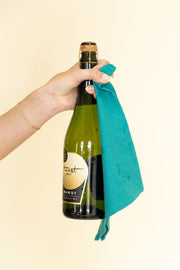 Teal Cotton Cocktail Napkin - 4pk