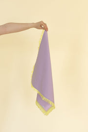 Lavender Cotton Fringe Napkin