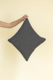 18x18 Gray Linen Pillow Cover