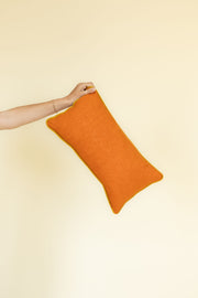 20x10 Orange Linen Pillow Cover