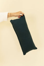 Organic Cotton Waffle Weave Sauna + Home Pillow - Midnight Blue