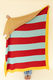 Recycled Cotton Knit Throw - Beach Party