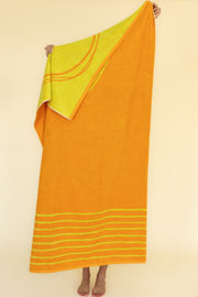Mango Sprits Cotton Terry Beach Towel