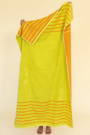 Limeade Cotton Terry Beach Towel