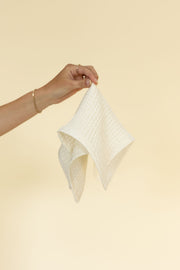 Organic Cotton Waffle Weave Facecloth - Trillium