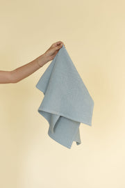 Organic Cotton Waffle Weave Hand Towel - Forget Me Not