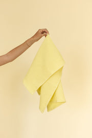 Organic Cotton Waffle Weave Hand Towel - Buttercup