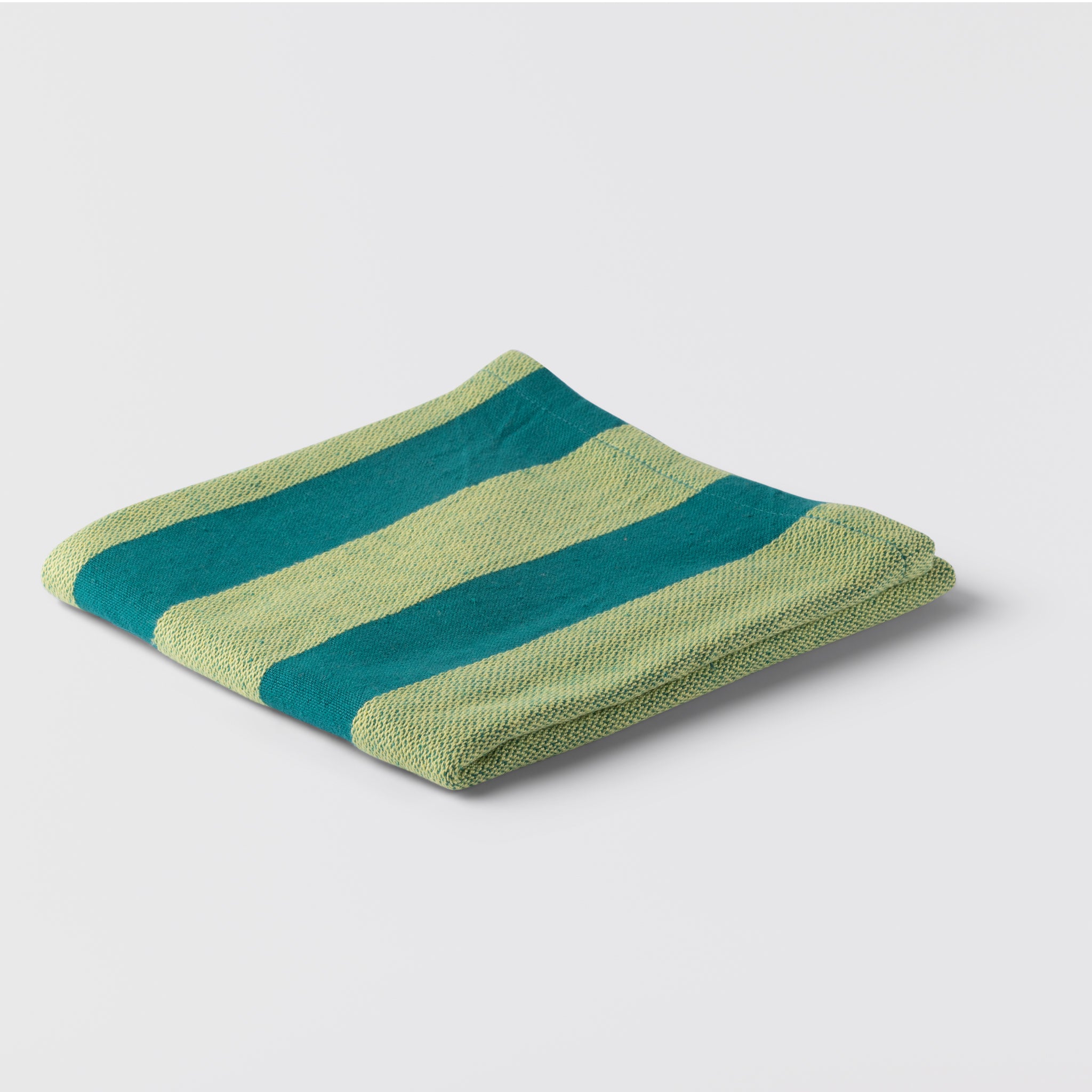 eelo Cabana Stripe Hand Towel, River Bank