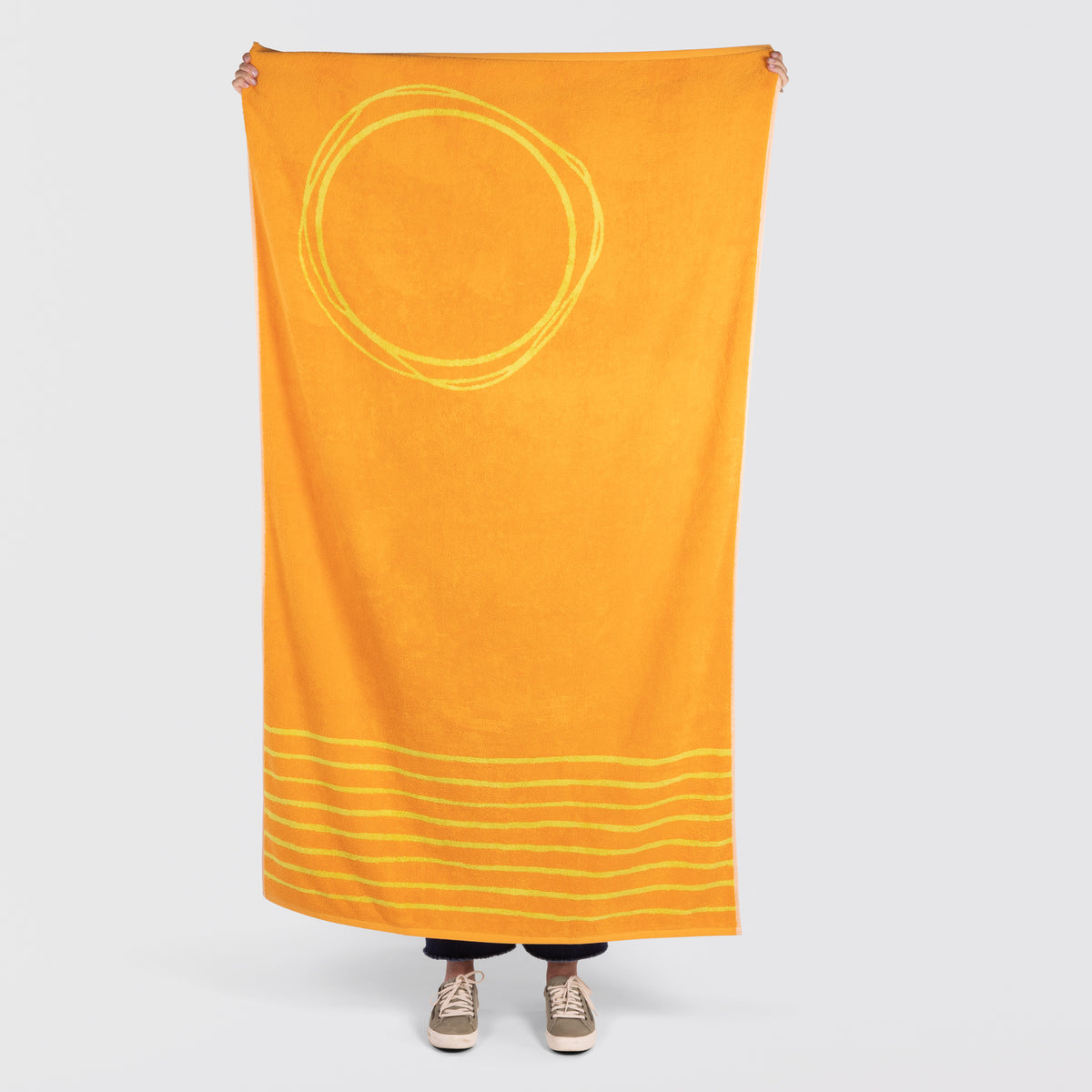 Mango Sprits Cotton Terry Beach Towel